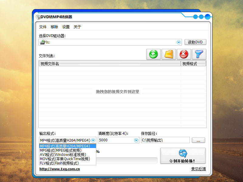 DVD转MP4转换器