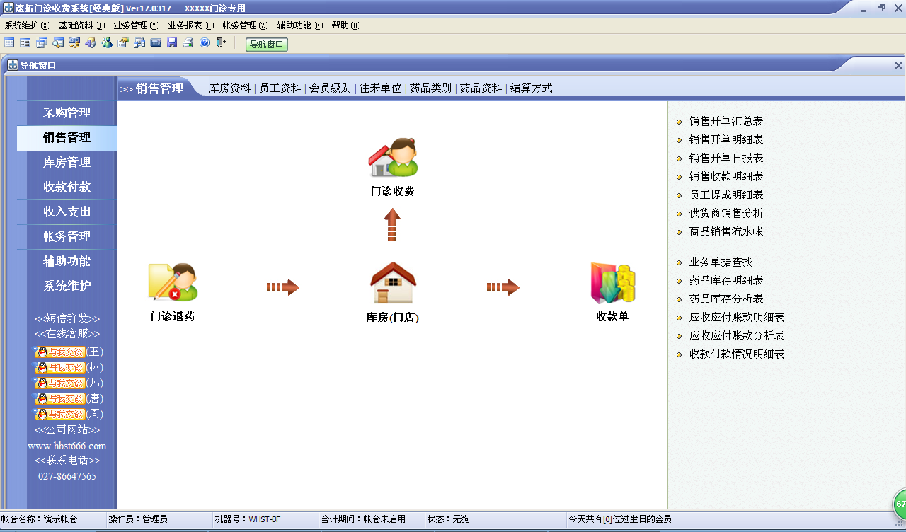 速拓门诊管理系统