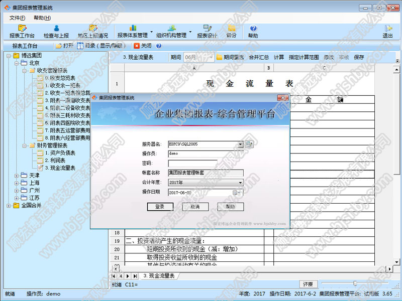 集团报表管理系统