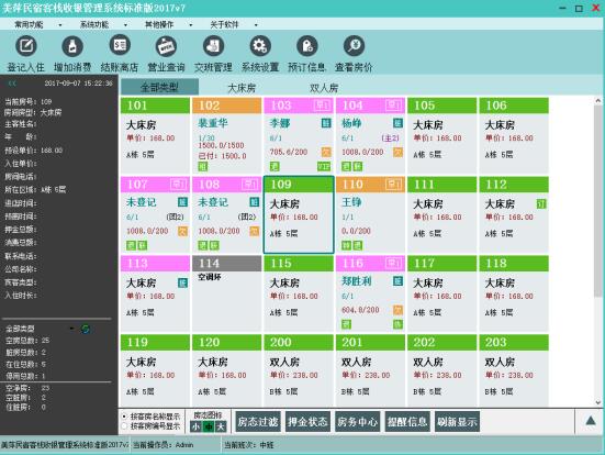 美萍民宿客栈收银管理系统