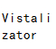 Vistalizator