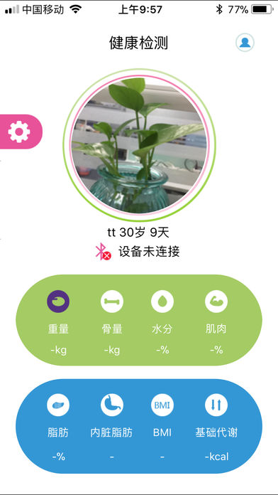 蓝牙体脂秤