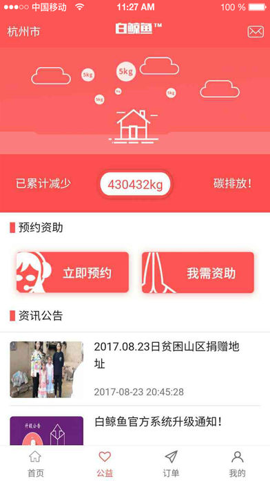 白鲸鱼－一款旧衣服零抛弃的APP