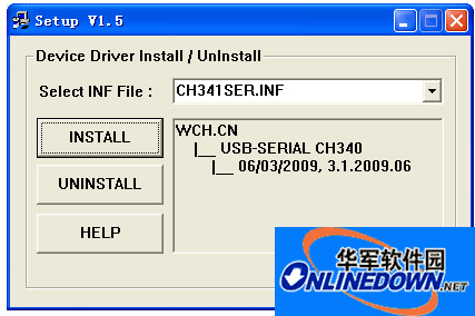 ch341ser驱动程序 ch341serUSB转串口WDM&VXD