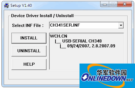 LSD-BSL430-USB编程器驱动程序