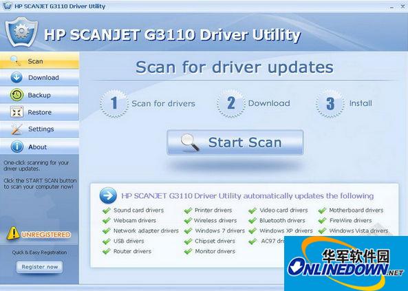 HP SCANJET G3110 Driver Utility