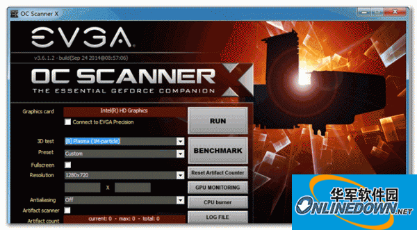 显卡拷机工具(EVGA OC Scanner X)