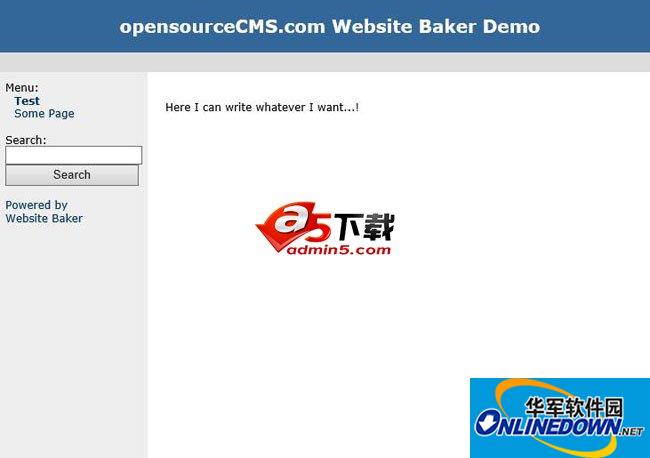WebsiteBaker 内容管理系统