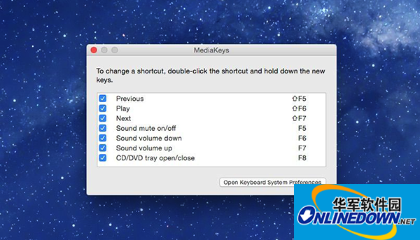 MediaKey for Mac