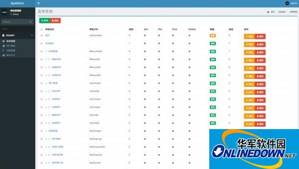 ApiAdmin后台管理系统