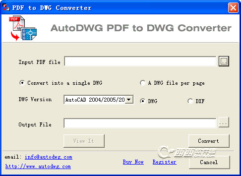 PDF转dwg(AutoDWG PDF to DWG Converter)