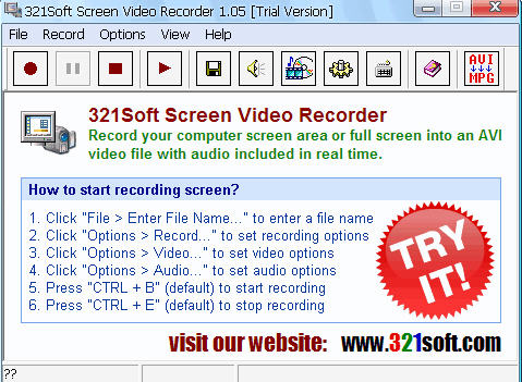 屏幕录像机(321Soft Screen Video Recorder)