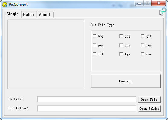 PicConvert(图像格式转换工具)