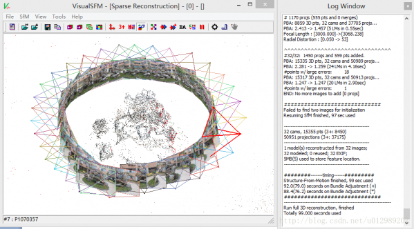 VisualSFM(SFM三维重建工具)