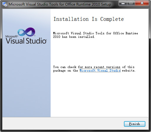 VSTO工具包(Microsoft Visual Studio Tools for Office Runtime)