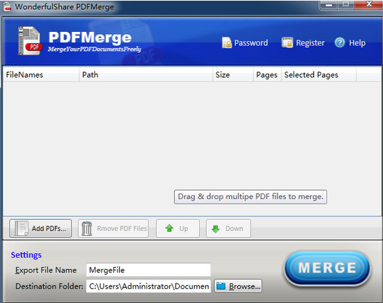 Wonderfulshare PDF Merge(PDF合并器)