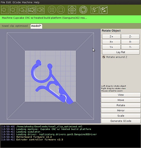 3d打印机控制软件(ReplicatorG)