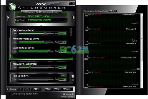 微星显卡超频软件(MSIAfterburner)
