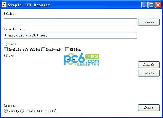 SFV文件管理(Simple SFV Manager)