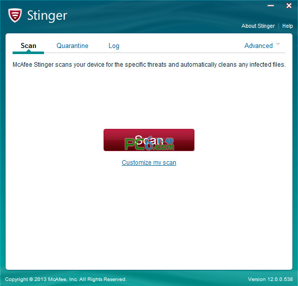 免费扫毒软件(McAfee Labs Stinger)