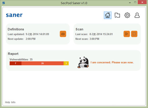 软件漏洞检测修复工具(SecPod Saner)