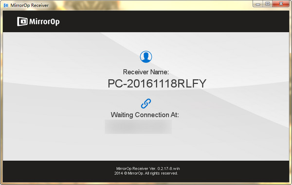 mirrorop receiver电脑端
