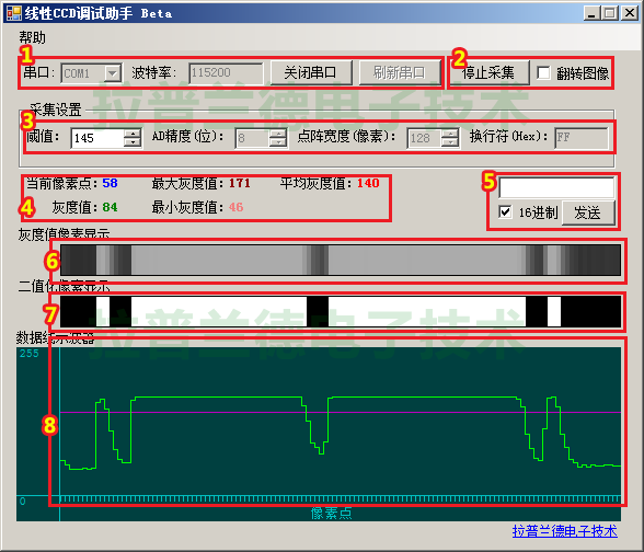 线性CCD调试助手