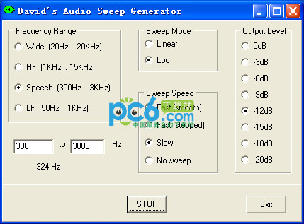 sound声卡信号发生器(Davids Audio Sweep Generator)