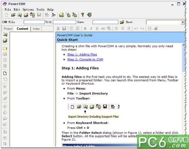 CHM电子书制作工具(PowerCHM)
