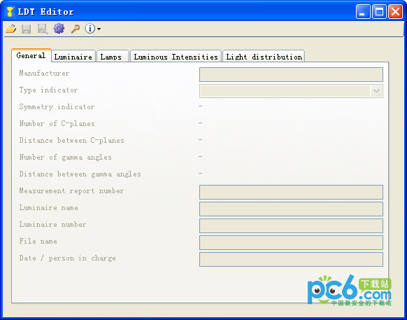 灯具参数编辑软件(LDT Editor)