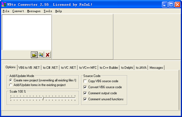 VB源码转换工具(VBto Converter)