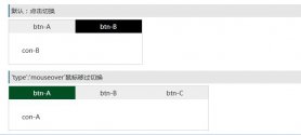 JavaScript相册(带Tab选项卡切换)