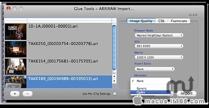 ARRIRAW Toolkit for Final Cut Studio