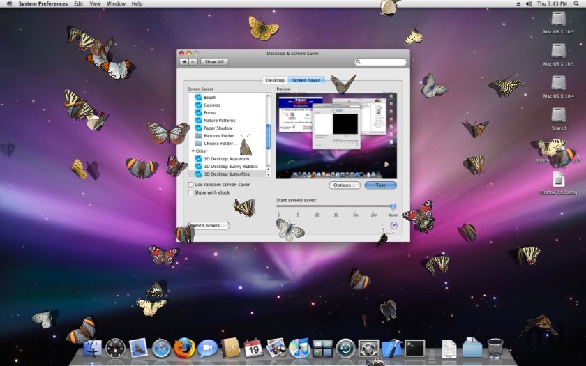 3D Desktop Butterfly Screen Saver For Mac