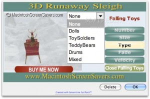 3D Runaway Sleigh