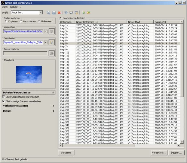 AmoK Exif Sorter 64-Bit