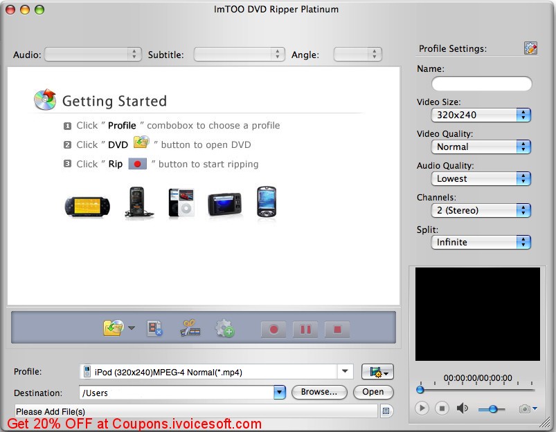 ImTOO DVD Ripper for Mac