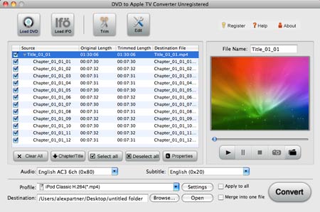 TOP DVD to Apple TV Converter for Mac