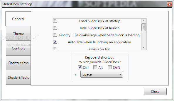 Portable SliderDock