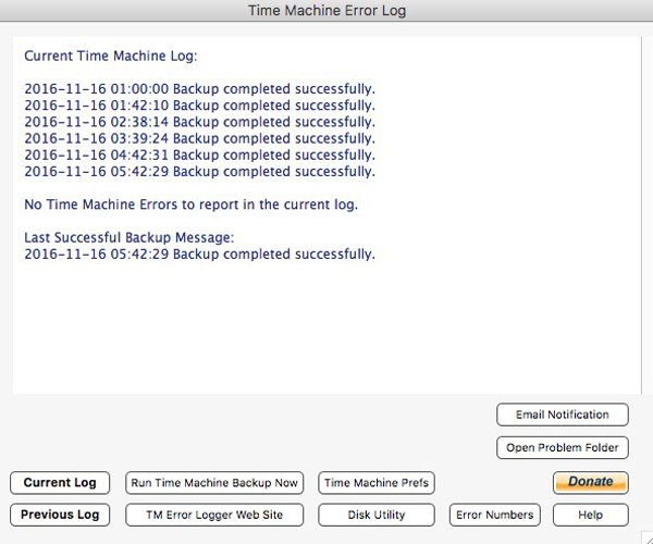 TM Error Logger