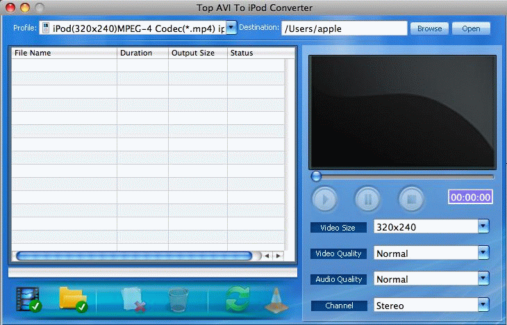 TOP AVI to iPod Converter for Mac