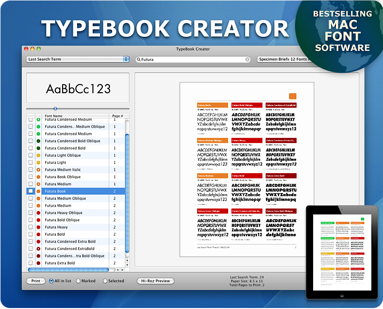 TypeBook Creator