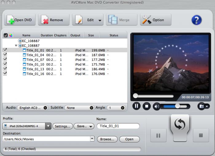 AVCWare Mac DVD Converter