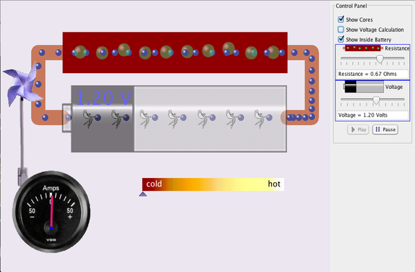 Battery-Resistor Circuit