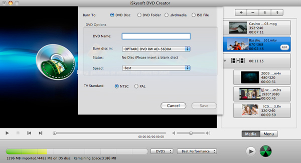 iSkysoft DVD Converter Ultimate for Mac