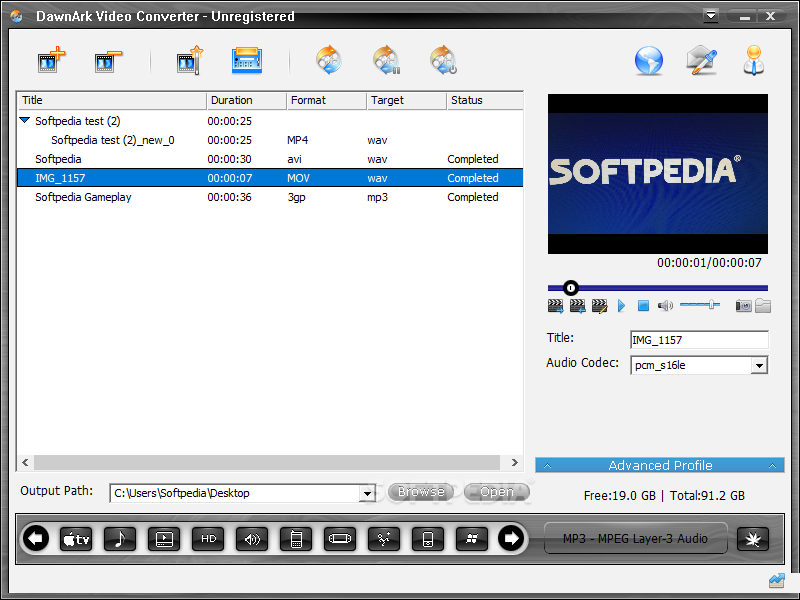 DawnArk Video Converter