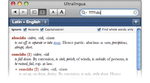 Ultralingua Latin-English Dictionary