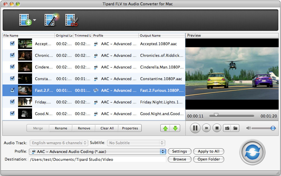 Tipard FLV Converter for Mac