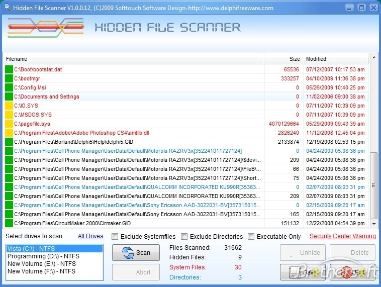 Hidden File Scanner
