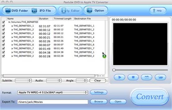 Pavtube DVD to Apple TV Converter for Mac